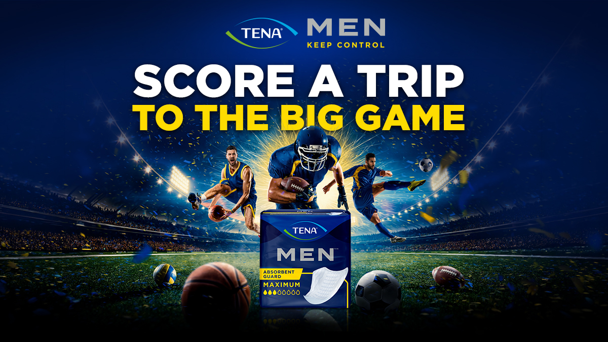 Get Started - TENA Men Take Back Your Game Sweepstakes